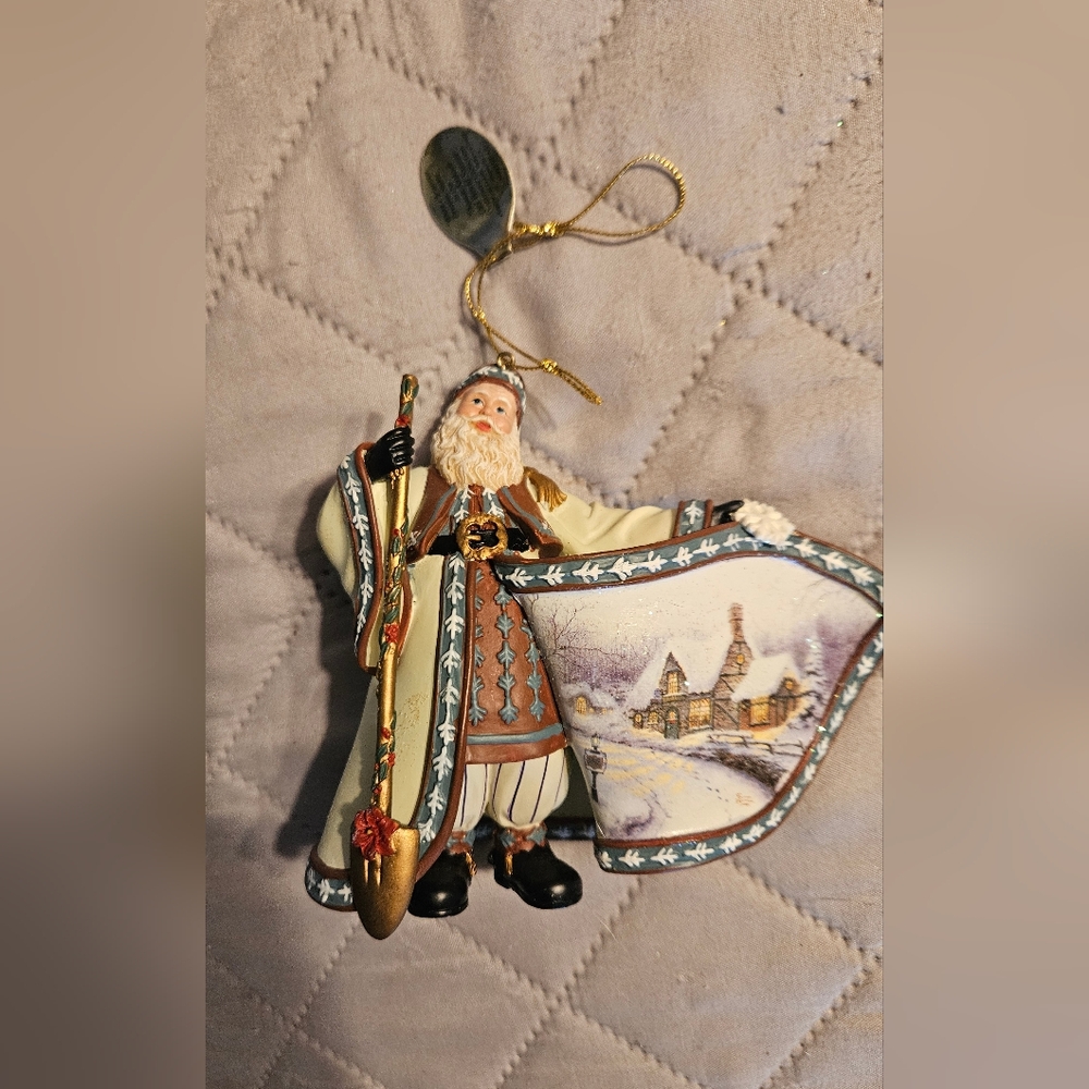 Heirloom Ornaments By Ashton-Drake. Thomas Kinkade Old World Santas 2003